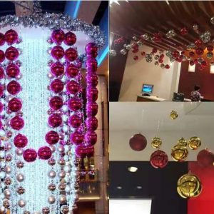 Multicoloured 24 pcs Christmas Balls Decor Set – 6cm