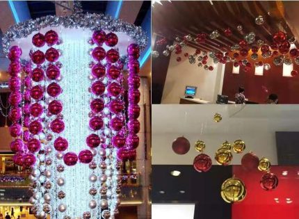 Multicoloured 24 pcs Christmas Balls Decor Set – 6cm