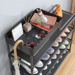 Simple Entry Way Shoe Shelf – Available in Black or White