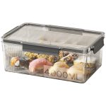5pcs Big Capacity Airtight Leak‑Proof Storage Containers Set (6L + 4L + 2L + 1L + 500 ml)