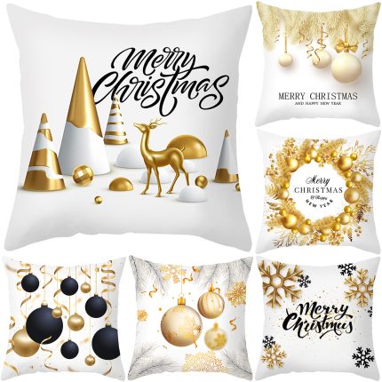 Christmas Themed Throw Pillow Cases 45 cm × 45 cm
