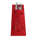 Xmas Cutlery Bag Tableware Fork Knife Storage Organizer Dinnerware Cover