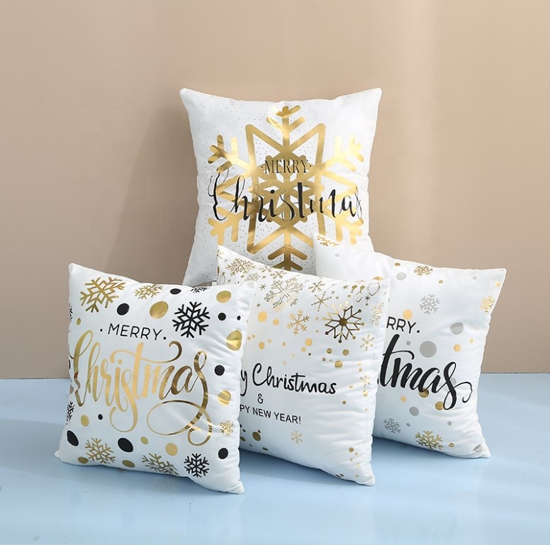 Christmas Themed Throw Pillow Cases 45 cm × 45 cm