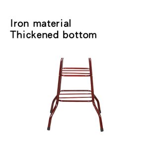 Heavy Duty Wrought Iron Coat & Handbag Floor-Standing Rack (Bronze)
