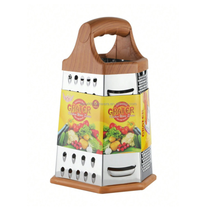 6 in 1 Grater – Premium Stainless Steel Multipurpose Kitchen Slicer & Shredder