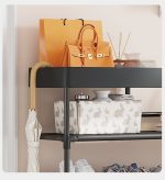 Simple Entry Way Shoe Shelf – Available in Black or White