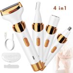 4-in-1 Rechargeable Grooming Kit for Women – Bikini, Body, Face & Underarm