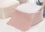 Large Compression Duvet Bag – Ultra Space‑Saving Vacuum Storage Organizer (Pink / Grey / Light Blue)