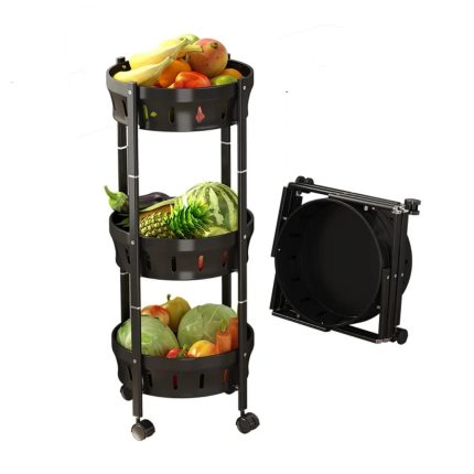 Foldable Rotating Vegetable/Fruit Rack 360°