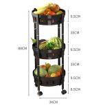 Foldable Rotating Vegetable/Fruit Rack 360°