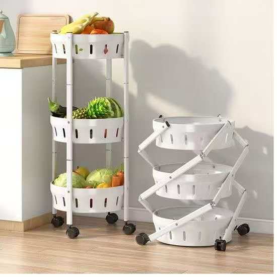 Foldable Rotating Vegetable/Fruit Rack 360° Foldable Rotating Vegetable/Fruit Rack 360°