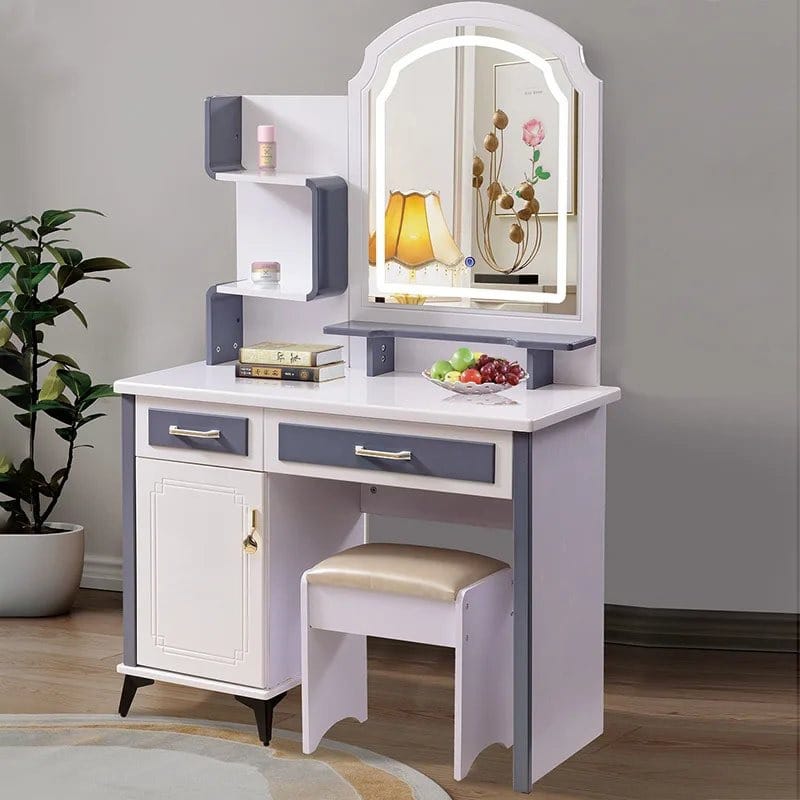 Wooden Dressing Table with LED Light Wooden Dressing Table with LED Light