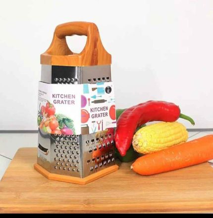 6 in 1 Grater – Premium Stainless Steel Multipurpose Kitchen Slicer & Shredder