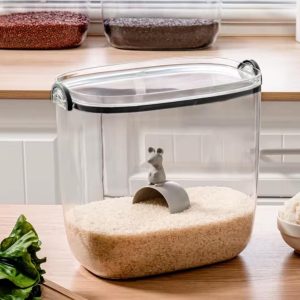 10 kg Acrylic Storage Container – Airtight with Scoop