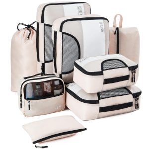 8-Piece Premium Luggage Travel Organizers Set