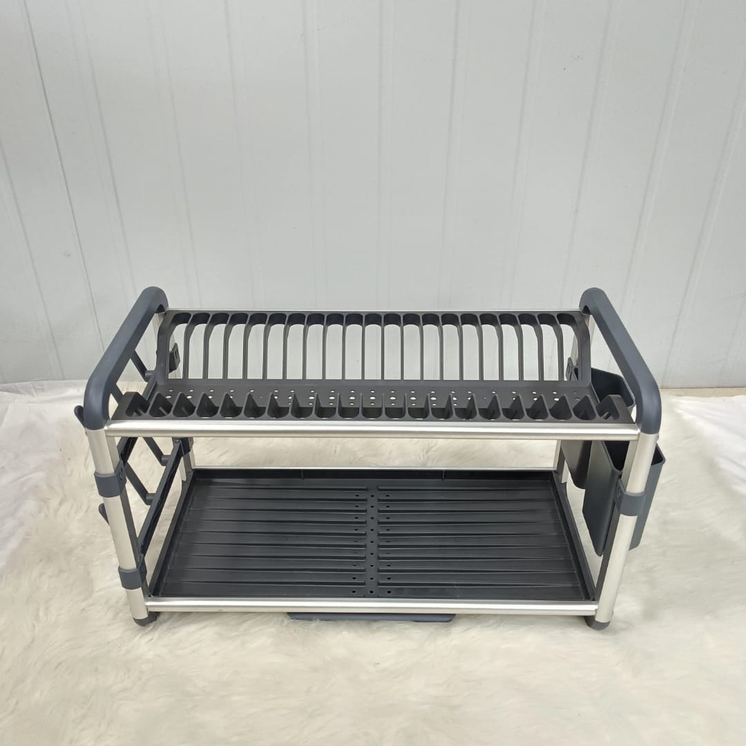 Premium Quality 2 Tier Aluminium Dish Drainer Premium Quality 2 Tier Aluminium Dish Drainer