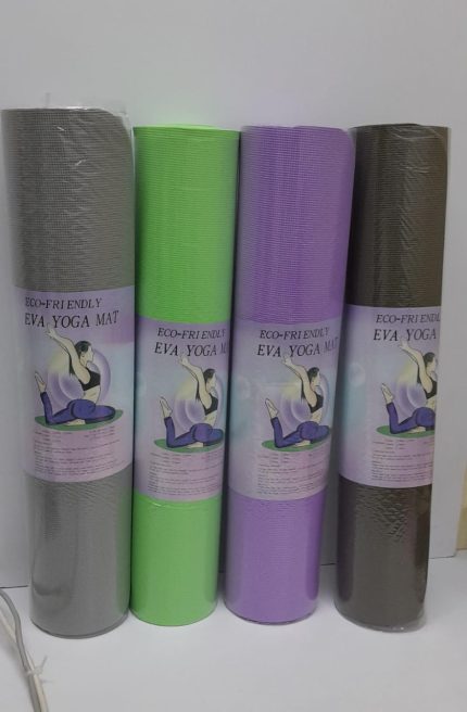 Quality Exercise Yoga Mat – 68 inch × 24 inch (Blue/Green/Purple/Peach)