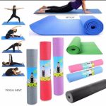Quality Exercise Yoga Mat – 68 inch × 24 inch (Blue/Green/Purple/Peach)