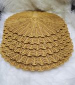 Handmade Rattan Woven Table Mats (Water-Resistant & Oil-Proof) – Set of 6