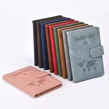 Travel Passport Holder – RFID Protection, Premium Material & Compact Design