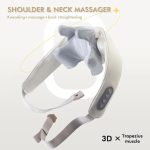 Cordless Neck & Back Massager – Rechargeable Deep Tissue 5D Kneading with Heat