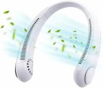 Portable Rechargeable Neck Hanging USB Fan – Hands-Free 3 Speed Cooling