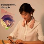 Portable Rechargeable Neck Hanging USB Fan – Hands-Free 3 Speed Cooling