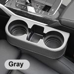 Car Cup Holder with Phone Holder & Double Side Holders – High Quality Leather Cover
