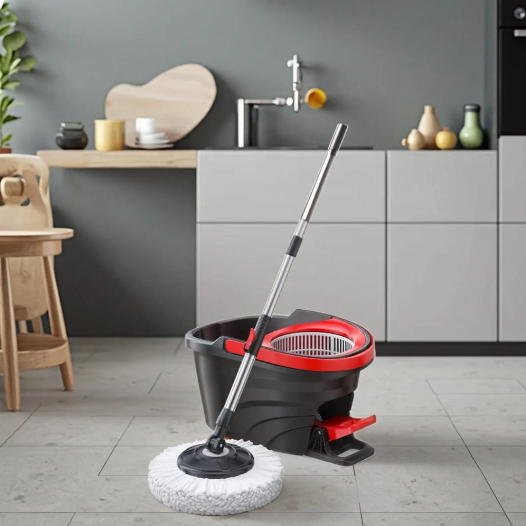 Pedal Spin Mop & Bucket Set Pedal Spin Mop & Bucket Set