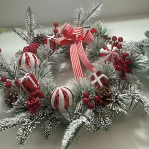 Front Door Christmas Wreath Decoration 32 cm