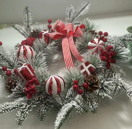 Front Door Christmas Wreath Decoration 32 cm