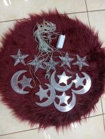 Christmas Santa Fairy Window Led Lights – 10 m Multi-Colour Curtain Lights with Santa Decors