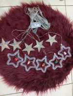 Christmas Santa Fairy Window Led Lights – 10 m Multi-Colour Curtain Lights with Santa Decors
