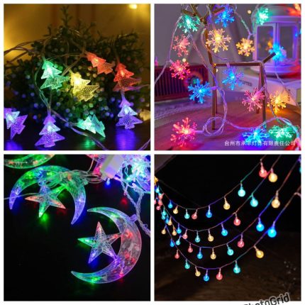 LED Fairy Lights 5 M Waterproof String – Warm White for Indoor & Outdoor Decor