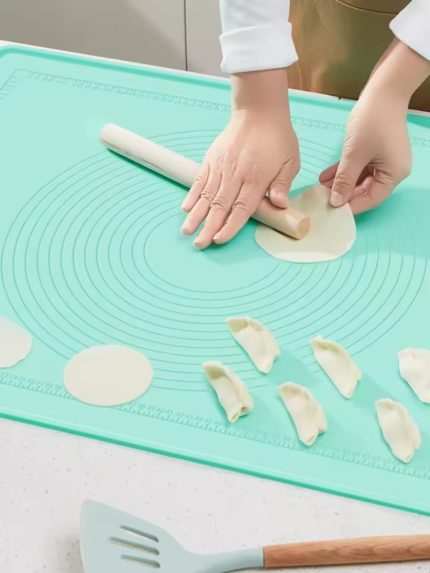 Non‑stick Silicone Kneading Mat 40×50 cm – Food‑Grade Non‑Slip Dough & Pastry Mat