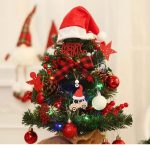 45 cm High Table‑Top Potted Christmas Tree with Inbuilt Lights & Decorations