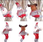 Christmas Curtain Buckles – Santa, Snowman & Reindeer Set