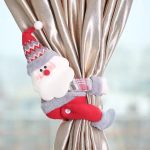 Christmas Curtain Buckles – Santa, Snowman & Reindeer Set