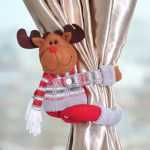 Christmas Curtain Buckles – Santa, Snowman & Reindeer Set