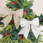 Christmas Diamond Ribbon & Bow – Luxurious Reusable Holiday Decoration