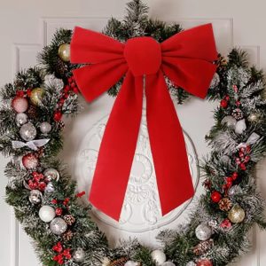 2pcs Christmas Decorative Bows