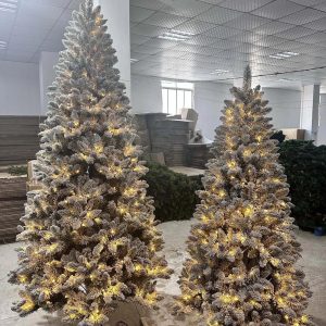 Pre-lit Snow Flocked Christmas Tree