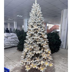 Pre-lit Snow Flocked Christmas Tree