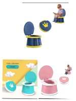 2‑in‑1 Children’s Folding Travel Toilet / Potty Training Seat – Portable Baby Potty