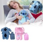 Disney Lilo & Stitch Stuffed Water Bottle for Pain Relief
