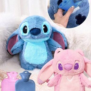 Disney Lilo & Stitch Stuffed Water Bottle for Pain Relief