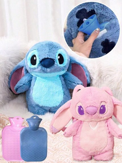 Disney Lilo & Stitch Stuffed Water Bottle for Pain Relief
