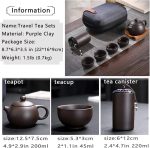 Travel Ceramic Kung Fu Teapot Set