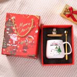 Luxurious Christmas Themed Cup Set + Gift Box