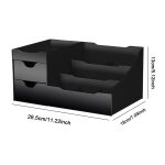 Desktop Cosmetic Cologne Organizer – Acrylic Vanity Storage Box